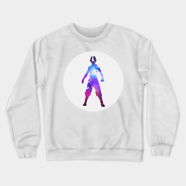 Avatar Aang Galaxy Crewneck Sweatshirt by JayVal